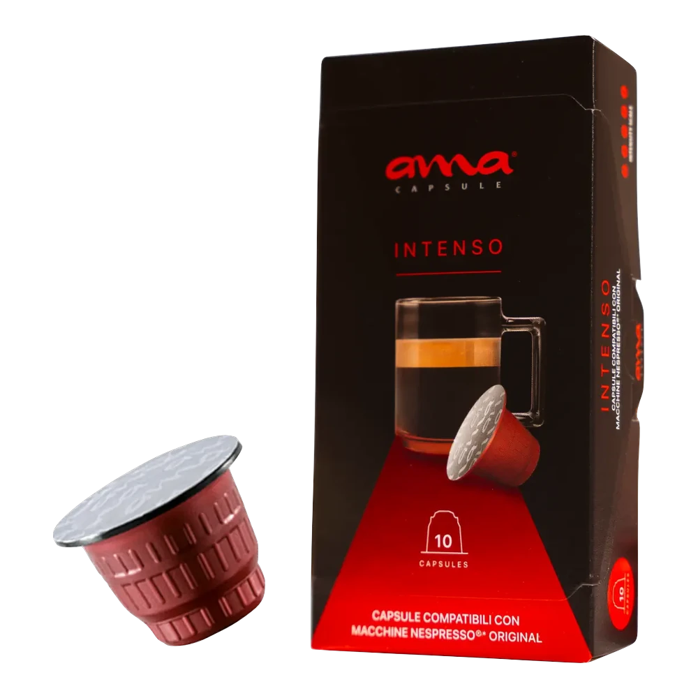 Ama Caffe, Kapsulë Nespresso Intenso, 10 x 8 g